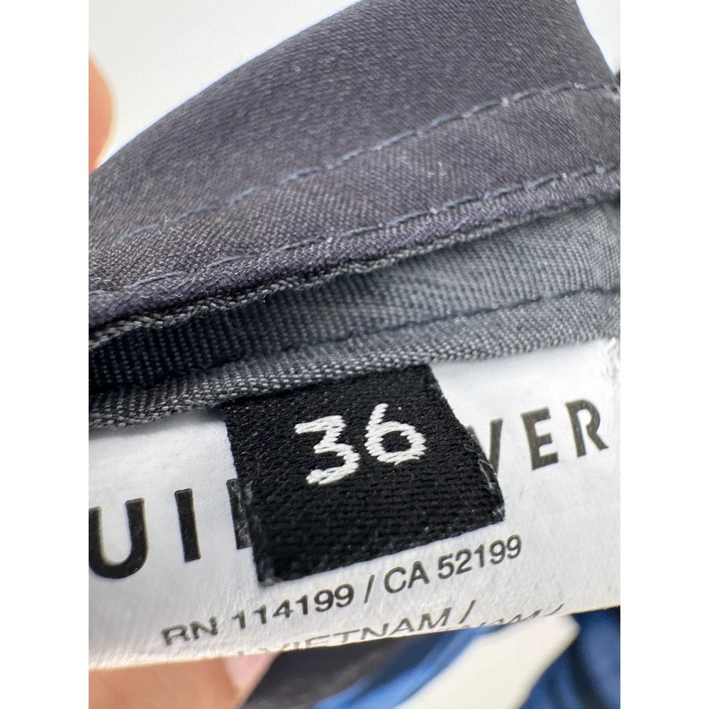 Quiksilver Boardshorts Mens 36 Blue Black‎ AOP Print Swim Trunks Swim Trunks